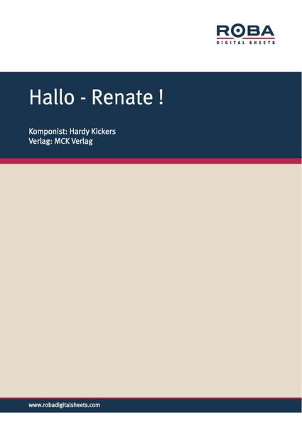Produktbild: Hallo - Renate !