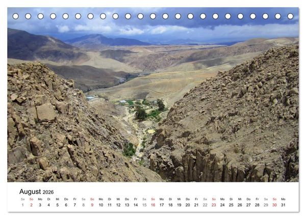 Produktbild: Highlights einer Weltreise (Tischkalender 2026 DIN A5 quer), CALVENDO Monatskalender