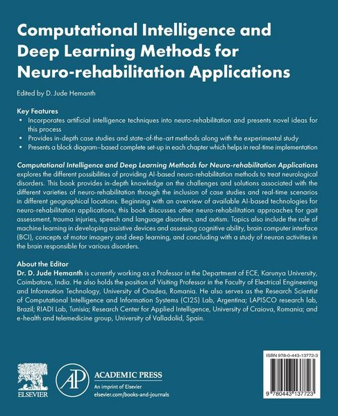 Produktbild: Computational Intelligence and Deep Learning Methods for Neuro-rehabilitation Applications