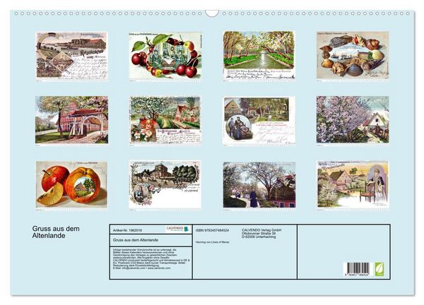 Produktbild: Gruss aus dem Altenlande (Wandkalender 2026 DIN A2 quer), CALVENDO Monatskalender
