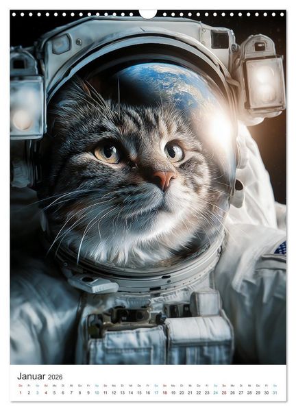 Produktbild: Katzen gegen Alltag (Wandkalender 2026 DIN A3 hoch), CALVENDO Monatskalender