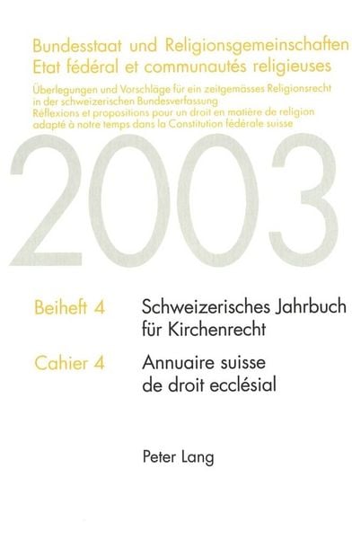 Produktbild: Bundesstaat und Religionsgemeinschaften- Etat f&eacute;d&eacute;ral et communaut&eacute;s religieuses