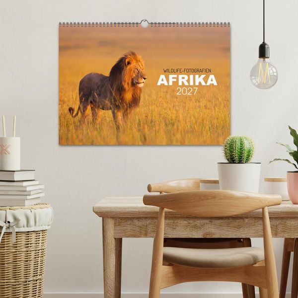 Produktbild: Afrika Wildlife-Fotografien (Wandkalender 2027 DIN A3 quer), CALVENDO Monatskalender