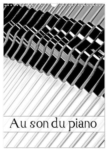 Produktbild: Au son du piano (Calendrier mural 2026 DIN A3 horizontal), CALVENDO calendrier mensuel