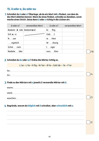 Produktbild: &Uuml;bungsheft mit Tests in Deutsch 4. Klasse