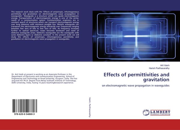 Produktbild: Effects of permittivities and gravitation