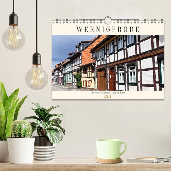 Produktbild: Wernigerode, die wundersch&ouml;ne Stadt im Harz (Wandkalender 2027 DIN A4 quer), CALVENDO Monatskalender