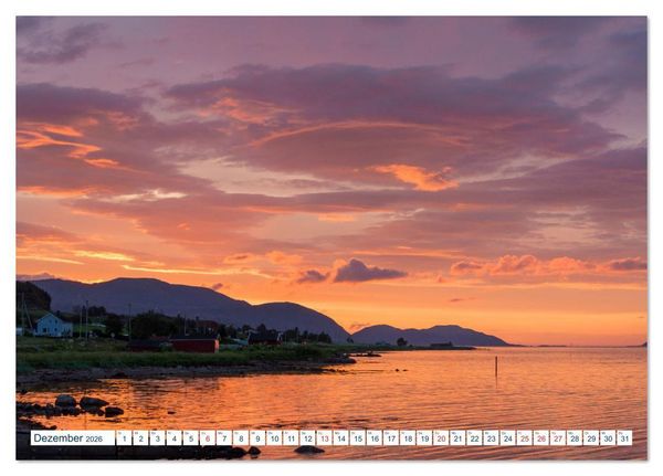 Produktbild: Lofoten Vester&aring;len (Tischkalender 2026 DIN A5 quer), CALVENDO Monatskalender