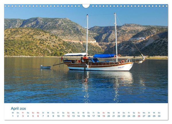 Produktbild: T&uuml;rkei - Reise ins Blaue (Wandkalender 2026 DIN A3 quer), CALVENDO Monatskalender