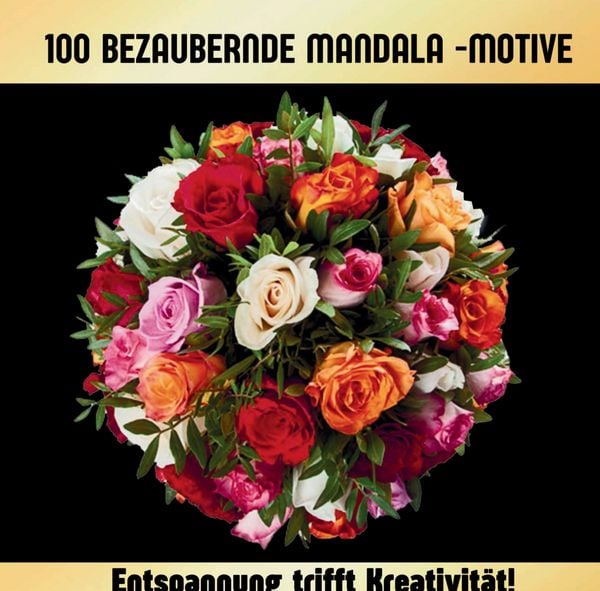 Produktbild: Malbuch f&uuml;r Erwachsene - Mandala-Blumen-Motive f&uuml;r Erwachsene!