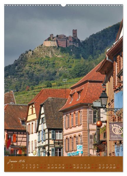 Produktbild: Reise durchs Elsass (Wandkalender 2026 DIN A2 hoch), CALVENDO Monatskalender