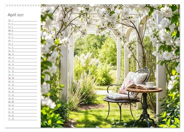 Produktbild: Zuhause im Augenblick - Lieblingspl&auml;tze zum Innehalten (hochwertiger Premium Wandkalender 2027 DIN A2 quer), Kunstdruck in Hochglanz