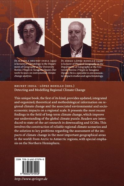 Produktbild: Detecting and Modelling Regional Climate Change