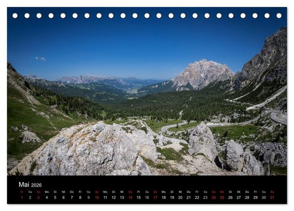 Produktbild: Meine Sicht der Alpen (Tischkalender 2026 DIN A5 quer), CALVENDO Monatskalender
