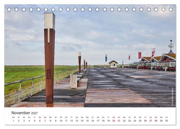 Produktbild: Halbinsel Eiderstedt - Momente der Natur (Tischkalender 2027 DIN A5 quer), CALVENDO Monatskalender