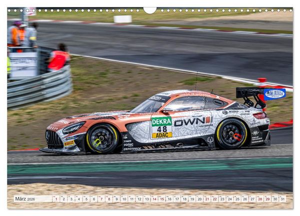 Produktbild: Schwaben Pfeile - STARS beim GT MASTERS (Wandkalender 2026 DIN A3 quer), CALVENDO Monatskalender