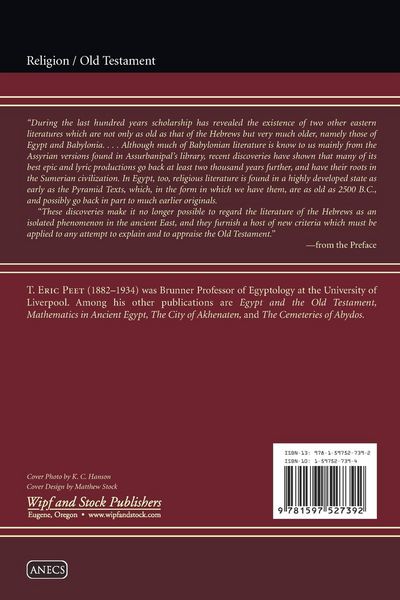 Produktbild: A Comparative Study of the Literatures of Egypt, Palestine, and Mesopotamia