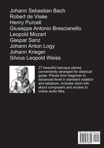 Produktbild: Baroque Pieces for Classical Guitar