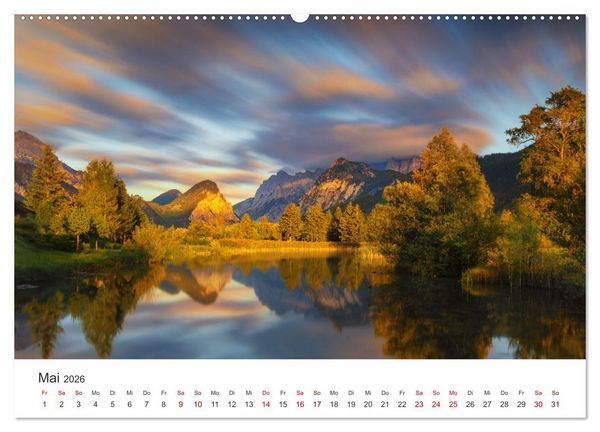 Produktbild: Bezaubernde Bergseen (Wandkalender 2026 DIN A2 quer), CALVENDO Monatskalender