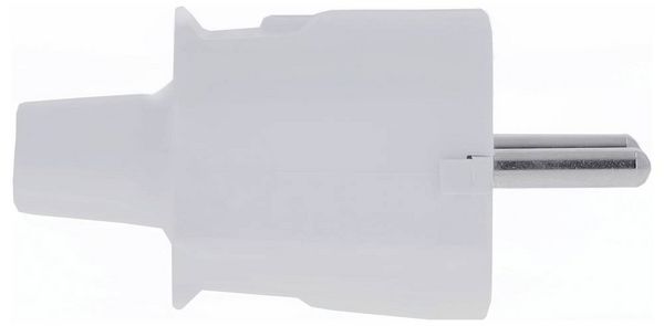 Produktbild: AS Schwabe 62221 Schutzkontaktstecker PVC 230V Wei&szlig; IP20
