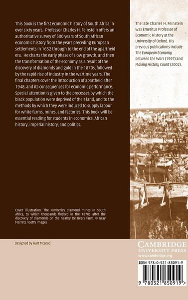 Produktbild: An Economic History of South Africa