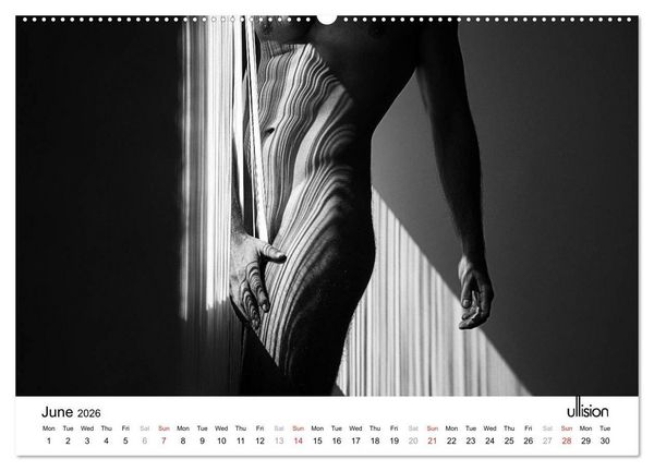 Produktbild: Male Nude Art (High Quality Premium Wall Calendar 2026 DIN A2 landscape),CALVENDO 12 Month Wall Calendar