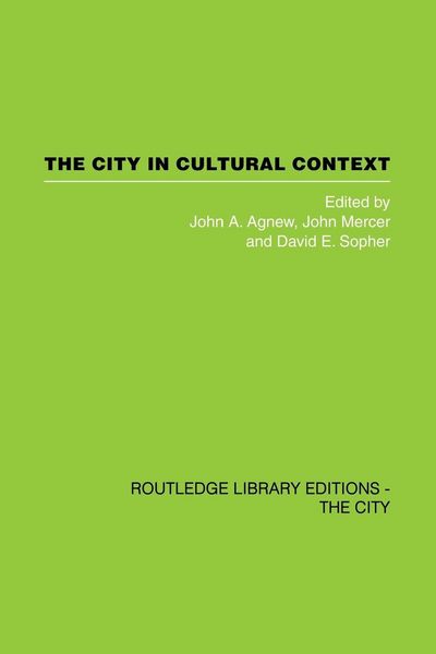 Produktbild: The City in Cultural Context