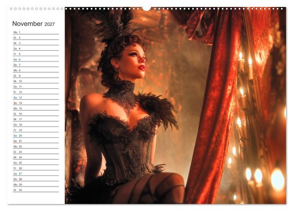 Produktbild: Burlesque Glamour (hochwertiger Premium Wandkalender 2027 DIN A2 quer), Kunstdruck in Hochglanz