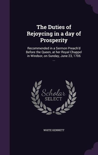 Produktbild: The Duties of Rejoycing in a day of Prosperity