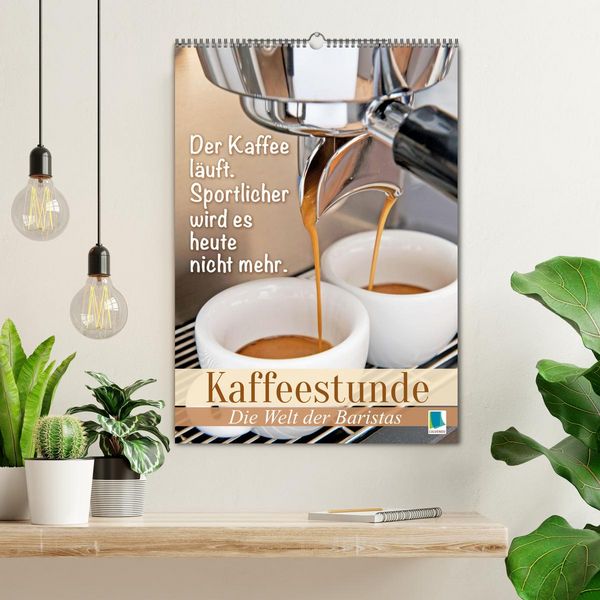 Produktbild: Kaffeestunde: Die Welt der Baristas (Wandkalender 2026 DIN A2 hoch), CALVENDO Monatskalender