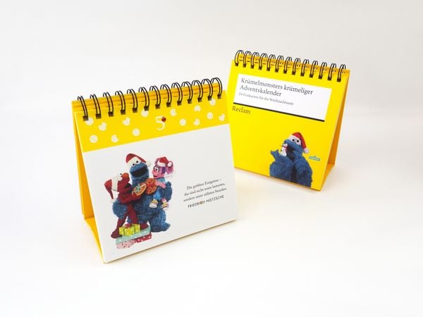 Produktbild: Kr&uuml;melmonsters kr&uuml;meliger Adventskalender. 24 Postkarten f&uuml;r die Weihnachtszeit (Advents-Postkartenaufsteller)