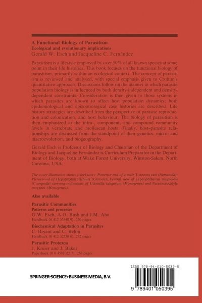 Produktbild: A Functional Biology of Parasitism