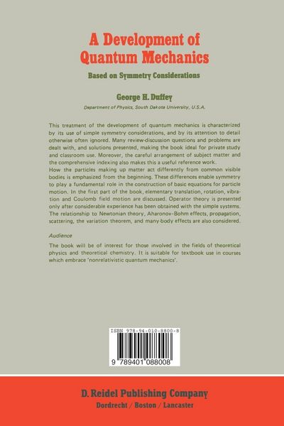 Produktbild: A Development of Quantum Mechanics