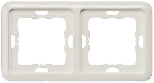 Siemens Schalterprogramm 2fach Rahmen Delta Weiß 5TG1812 1 St.