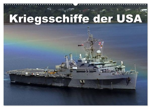 Produktbild: Kriegsschiffe der USA (Wandkalender 2026 DIN A2 quer), CALVENDO Monatskalender