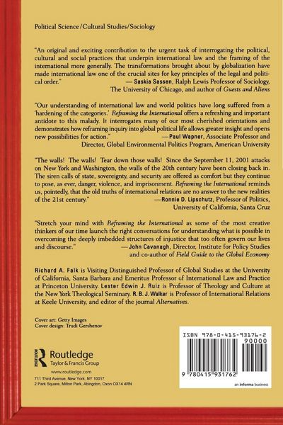 Produktbild: Reframing the International