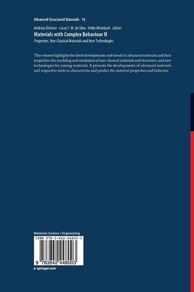Produktbild: Materials with Complex Behaviour II