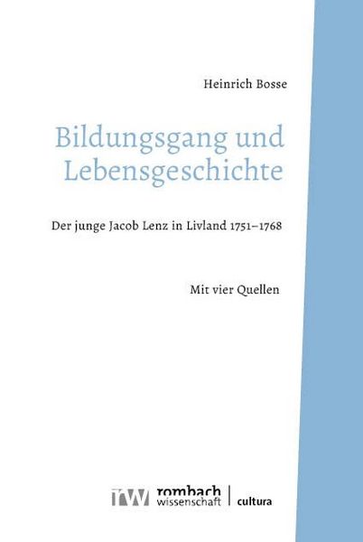 Produktbild: Bildungsgang und Lebensgeschichte