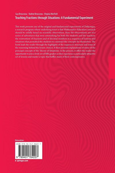 Produktbild: Teaching Fractions through Situations: A Fundamental Experiment