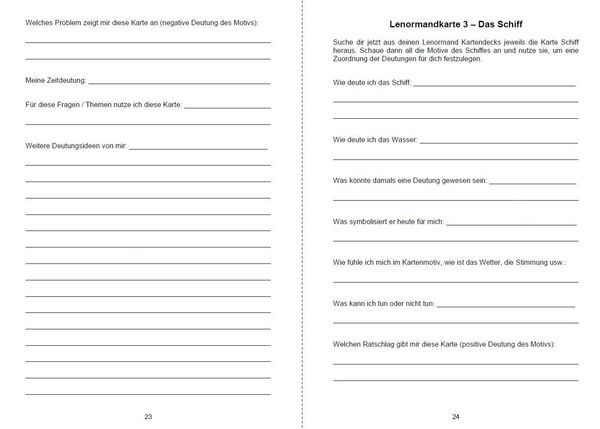 Produktbild: Lenormandkarten Funken