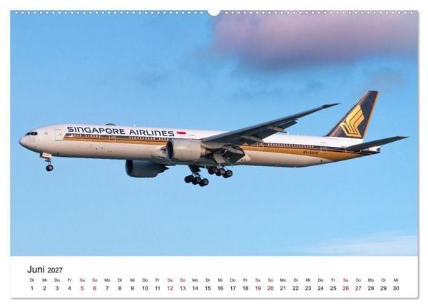 Produktbild: Boeing 777 Die Triple Seven (hochwertiger Premium Wandkalender 2027 DIN A2 quer), Kunstdruck in Hochglanz