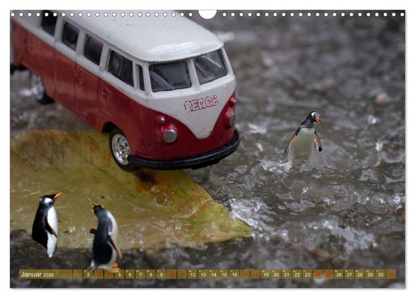 Produktbild: Miniature Caravaning: Gro&szlig;es Abenteuer mit kleinem Camper (Wandkalender 2026 DIN A3 quer), CALVENDO Monatskalender