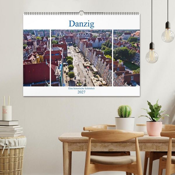 Produktbild: Danzig - Eine historische Sch&ouml;nheit (Wandkalender 2027 DIN A2 quer), CALVENDO Monatskalender