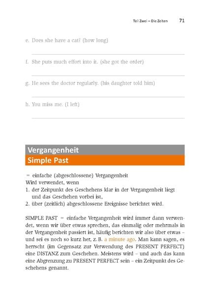 'Englische Grammatik. Regeln, Beispiele, Übungen Für Ein Fehlerfreies ...