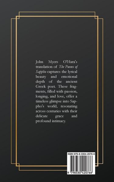 Produktbild: The Poems of Sappho