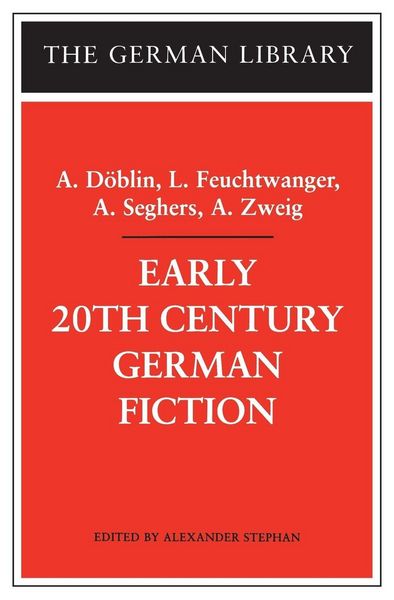 Produktbild: Early 20th Century German Fiction