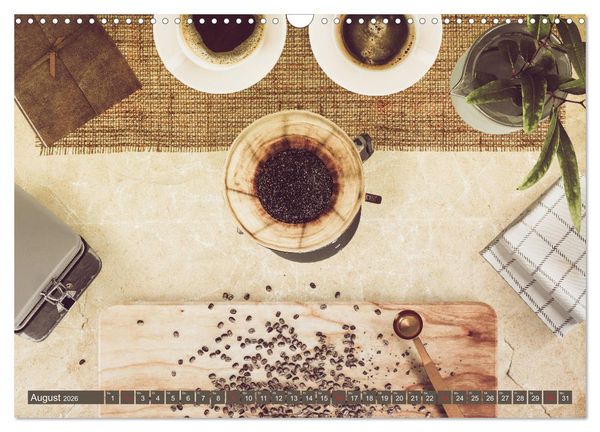 Produktbild: Auf einen Kaffee? (Wandkalender 2026 DIN A3 quer), CALVENDO Monatskalender