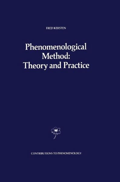 Produktbild: Phenomenological Method: Theory and Practice