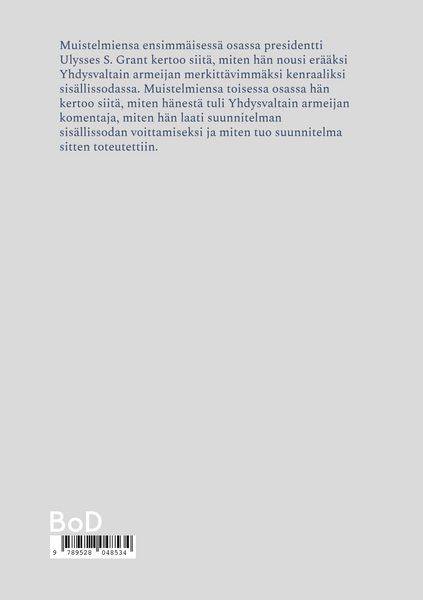 Produktbild: Presidentti Grantin muistelmat, Osa II.