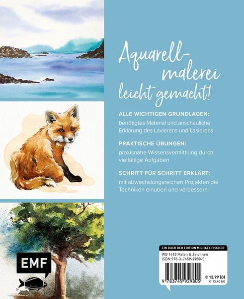 Produktbild: Mini-Masterclass Malen &ndash;&nbsp;Lavieren und Lasieren in Aquarell
